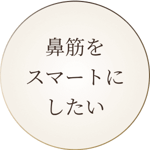鼻筋をスマートにしたい